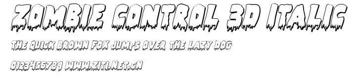 Zombie Control 3D Italic.ttf