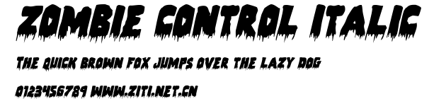 Zombie Control Italic.ttf