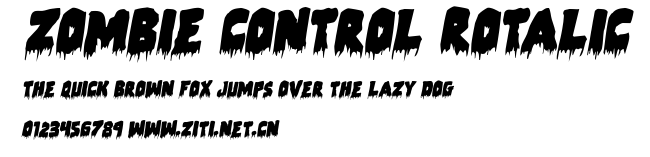 Zombie Control Rotalic.ttf