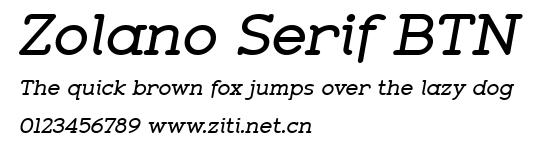 Zolano Serif BTN.ttf