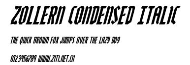Zollern Condensed Italic.ttf