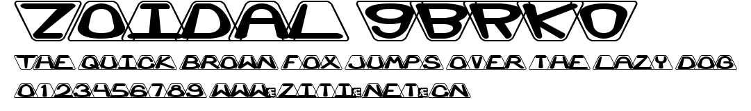 Zoidal (BRK).ttf