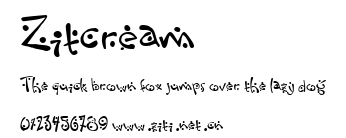 Zitcream.ttf