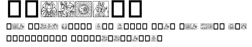 Zodiac03.ttf字體轉換器圖片