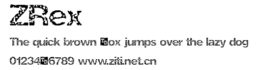 ZRex.ttf字體轉換器圖片