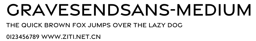 GravesendSans-Medium.otf字體轉換器圖片