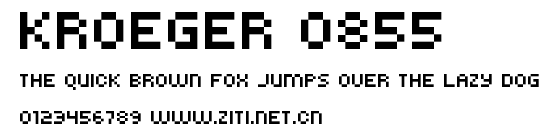 kroeger 0855.ttf字體轉換器圖片