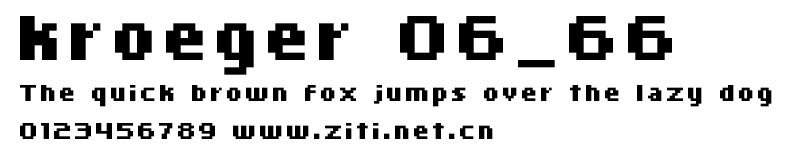 kroeger 06_66.ttf字體轉換器圖片