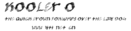 kooler O.ttf字體轉換器圖片