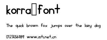 korra_font.ttf字體轉換器圖片