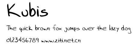 Kubis.ttf字體轉換器圖片
