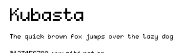 Kubasta.ttf字體轉換器圖片