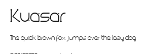 Kuasar.ttf字體轉換器圖片