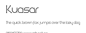 Kuasar.otf字體轉換器圖片