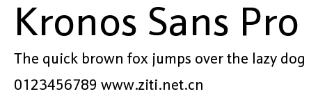 Kronos Sans Pro.ttf字體轉換器圖片