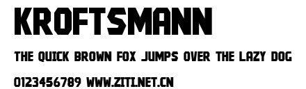 Kroftsmann.ttf字體轉換器圖片