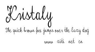 Kristaly.ttf字體轉換器圖片
