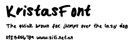 KristasFont.ttf字體轉換器圖片