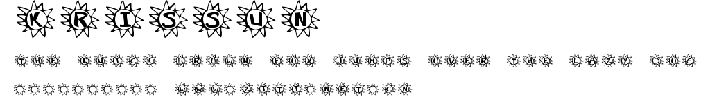 Krissun.ttf字體轉換器圖片