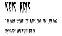 Kris Kris.ttf字體轉換器圖片