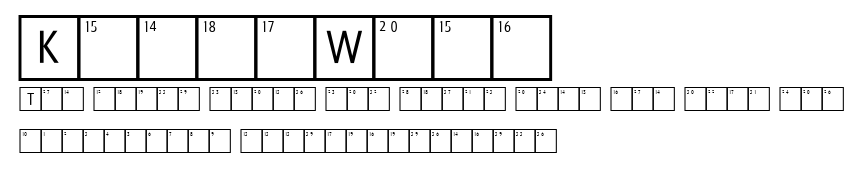 KreuzWort.ttf字體轉換器圖片