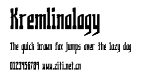 Kremlinology.otf字體轉換器圖片