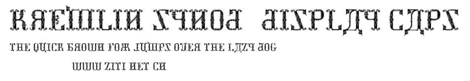Kremlin Synod (Display Caps).ttf字體轉換器圖片