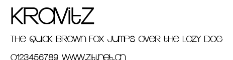 Kravitz.ttf字體轉換器圖片
