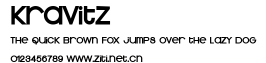 Kravitz.ttf字體轉換器圖片