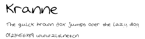 Kranne.ttf字體轉換器圖片