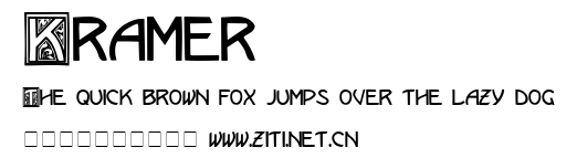 Kramer.ttf字體轉換器圖片