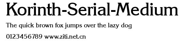 Korinth-Serial-Medium.ttf字體轉換器圖片