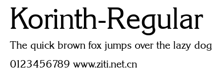 Korinth-Regular.ttf字體轉換器圖片