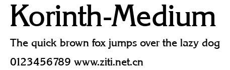 Korinth-Medium.ttf字體轉換器圖片