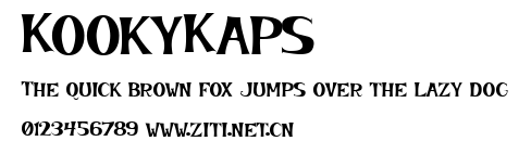 KookyKaps.ttf字體轉換器圖片
