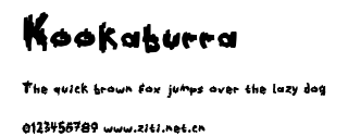 Kookaburra.ttf字體轉換器圖片