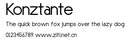 Konztante.ttf字體轉換器圖片