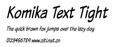 Komika Text Tight.ttf字體轉換器圖片