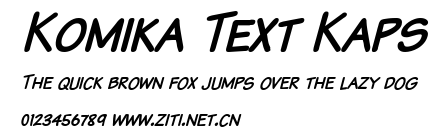 Komika Text Kaps.ttf字體轉換器圖片