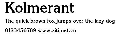 Kolmerant.ttf字體轉換器圖片