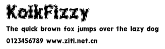 KolkFizzy.ttf字體轉換器圖片