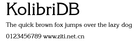 KolibriDB.ttf字體轉換器圖片