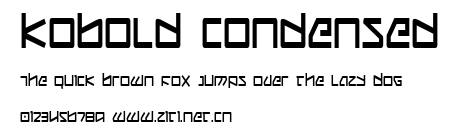 Kobold Condensed.ttf字體轉換器圖片