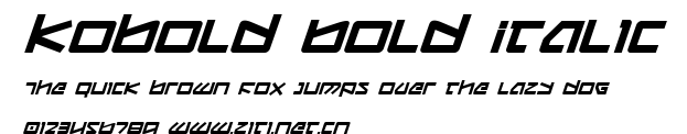 Kobold Bold Italic.ttf字體轉換器圖片