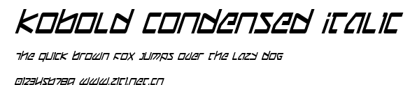 Kobold Condensed Italic.ttf字體轉換器圖片