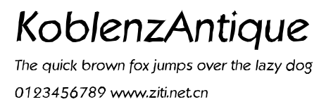 KoblenzAntique.ttf字體轉換器圖片