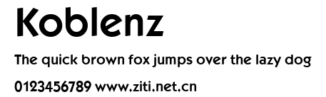 Koblenz.ttf字體轉換器圖片
