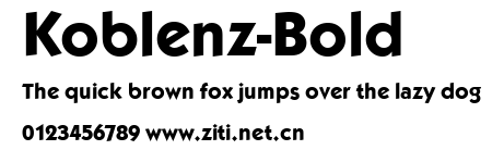 Koblenz-Bold.ttf字體轉換器圖片