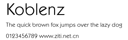 Koblenz.ttf字體轉換器圖片