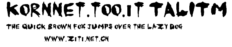 KoRnNet.too.it TALITM.ttf字體轉換器圖片